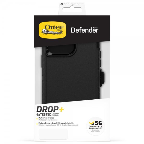 Otterbox iPhone 14 Pro Max Suojakuori Defender Musta