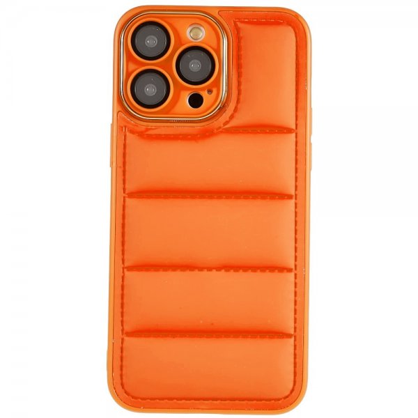 iPhone 14 Pro Max Kuori Down Jacket Design Orange