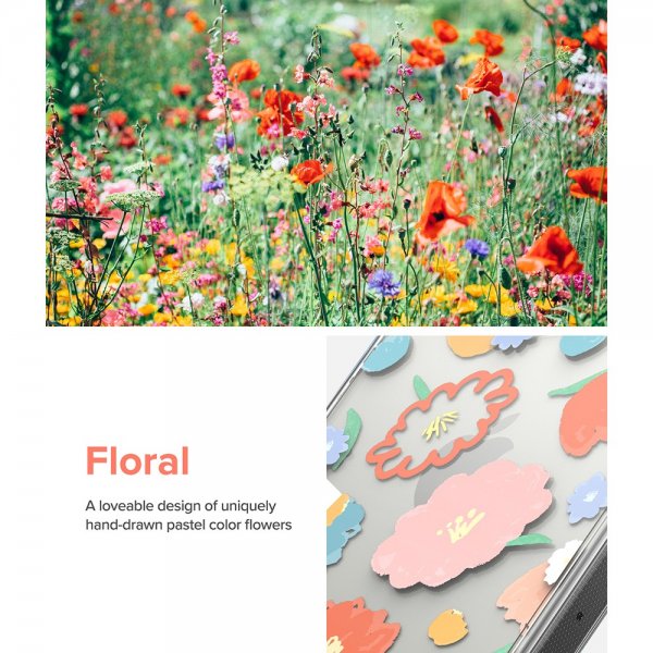 Ringke iPhone 14 Pro Max Suojakuori Fusion Design Floral