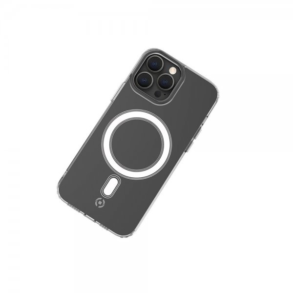 Celly iPhone 14 Pro Max -kuori GELSKINMAG MagSafe Transparent