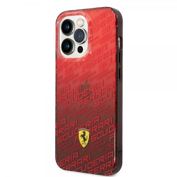 Ferrari iPhone 14 Pro Max Suojakuori Gradient Scuderia Punainen