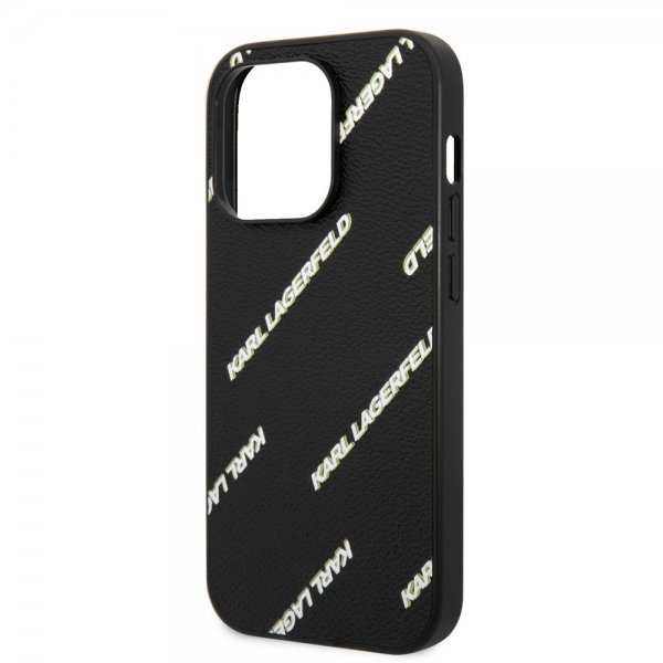 Karl Lagerfeld iPhone 14 Pro Max -suojakuori Logomania Musta