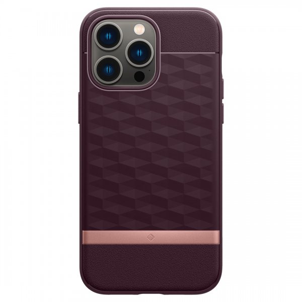 Caseology iPhone 14 Pro Max -kuori Parallax Mag Burgundy Bean