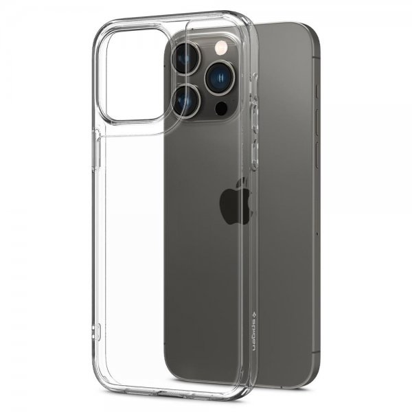 Spigen iPhone 14 Pro Max -suojakuori, Quartz Hybrid Crystal Clear