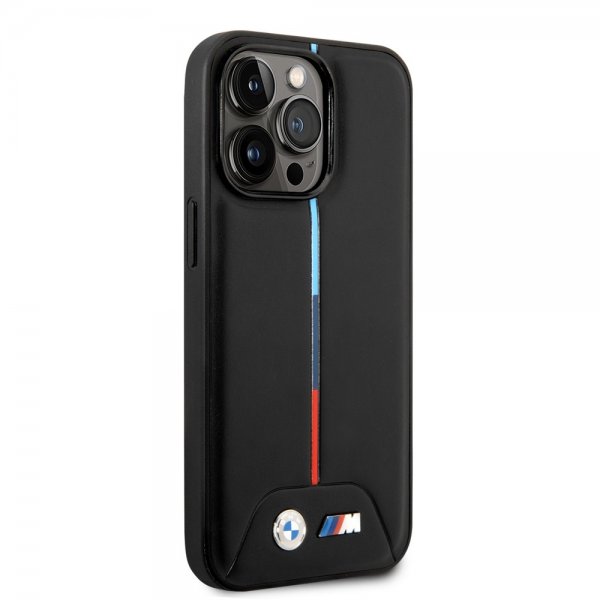 BMW iPhone 14 Pro Max -suojakuori, tikattu, musta