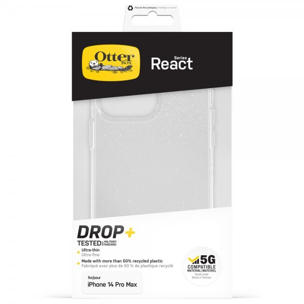 Otterbox iPhone 14 Pro Max -kuori React Stardust