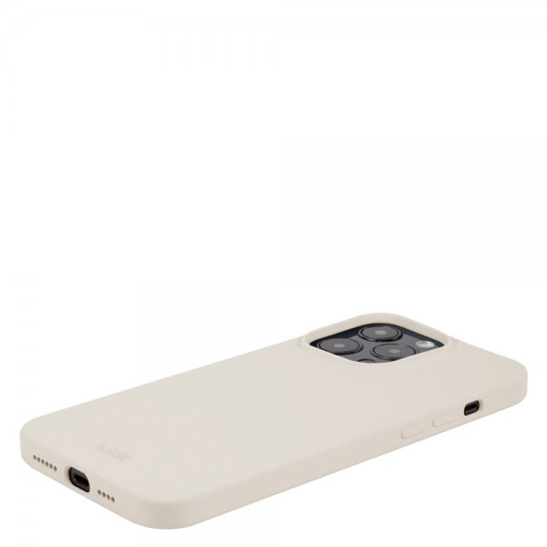 holdit iPhone 14 Pro Max Silikonikuori Light Beige