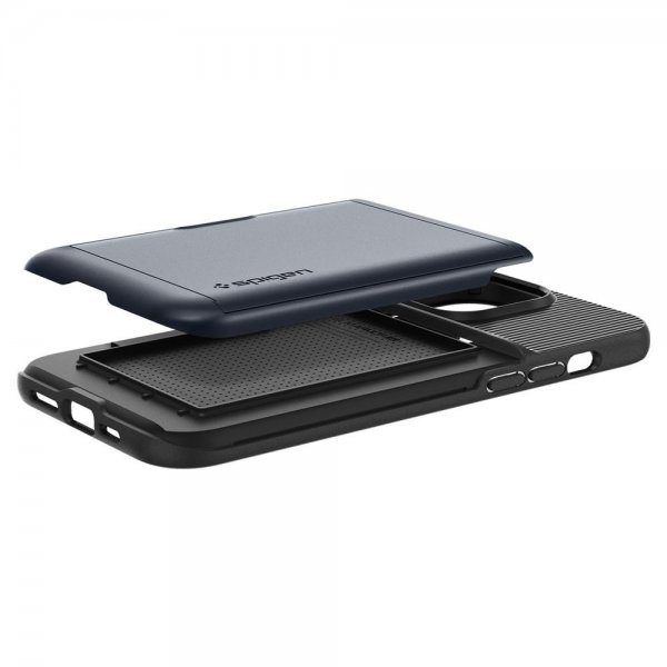Spigen iPhone 14 Pro Max Suojakuori Slim Armor CS Metal Slate