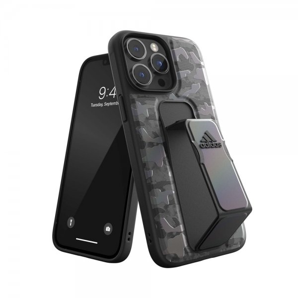 Adidas iPhone 14 Pro Max -kuoret SP Grip Case Camo Black