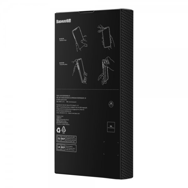 Baseus iPhone 14 Pro Max Kuori Synthetic Fiber MagSafe Musta