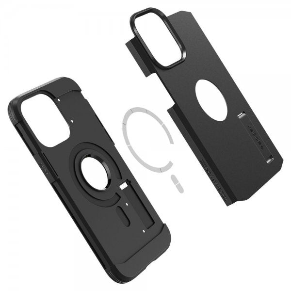Spigen iPhone 14 Pro Max -suojakuori Tough Armor MagFit, musta