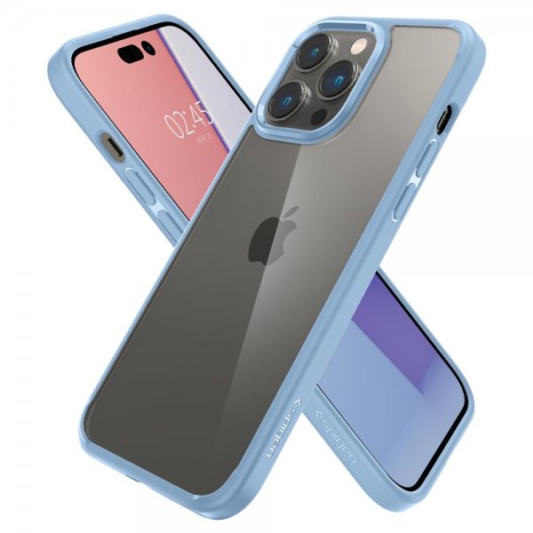 Spigen iPhone 14 Pro Max -suojakuori Ultra Hybrid Sierra Blue