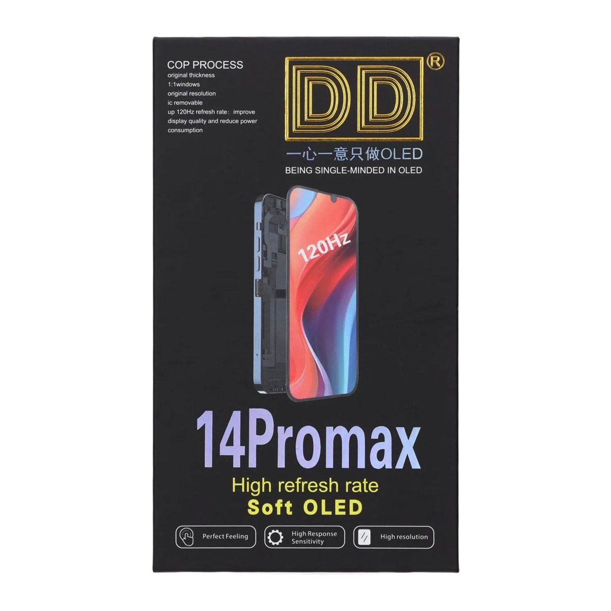 iPhone 14 Pro Max Soft OLED -näyttö, Premium – DD