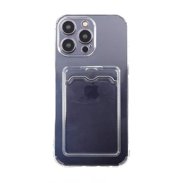 iPhone 14 Pro Max Kuoret Korttipidike Iskunkestävä Läpinäkyvä