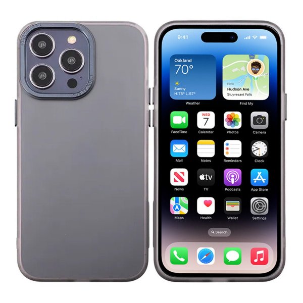 iPhone 14 Pro Kuori Kamerareuna MagSafe Musta