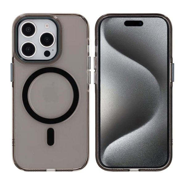 Rvelon iPhone 14 Pro Kuori TPU MagSafe Musta