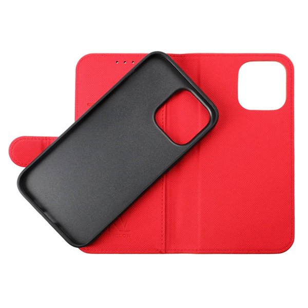 Rvelon iPhone 14 Pro -magneettikotelo, irrotettava, punainen