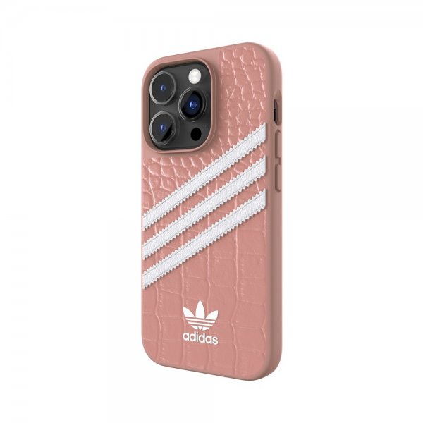 Adidas iPhone 14 Pro Kuoret 3 Stripes Snap Case Alligator Pink