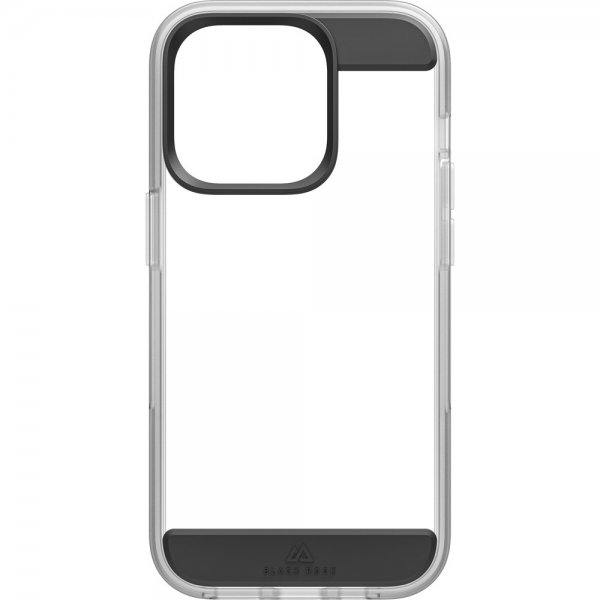 Black Rock iPhone 14 Pro -suojakuori Air Robust Case, musta läpinäkyvä