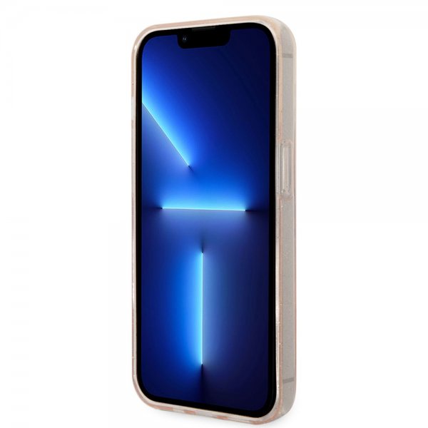 Guess iPhone 14 Pro Kuori Full Glitter Kulta
