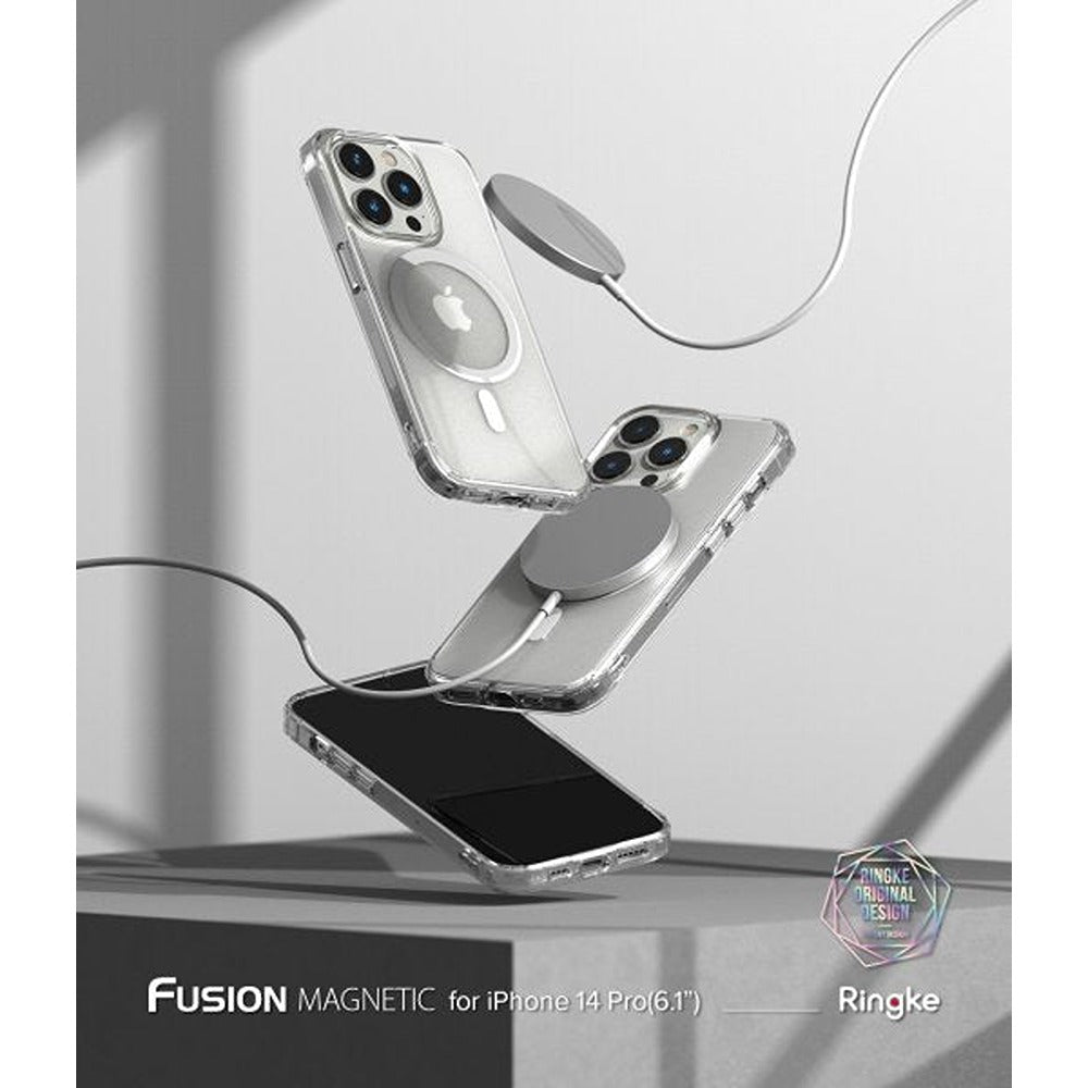 Ringke iPhone 14 Pro -suojakuori Fusion Magnetic Matte Clear