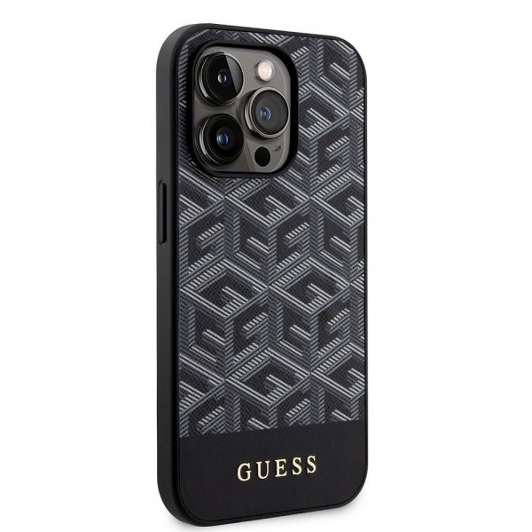 Guess iPhone 14 Pro Kuori G Cube MagSafe Musta