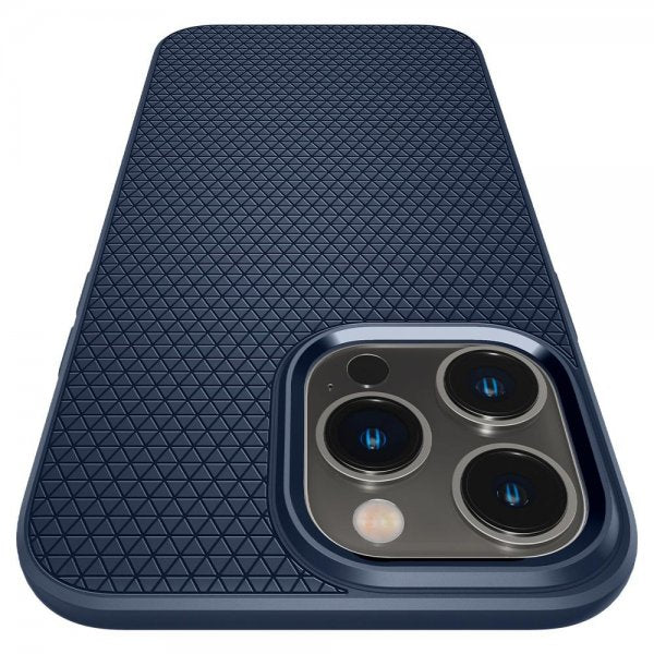 Spigen iPhone 14 Pro -kuoret Liquid Air Navy Blue