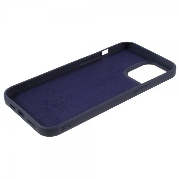 X-Level iPhone 14 Pro Kuori Liquid Silicone Tumman sininen