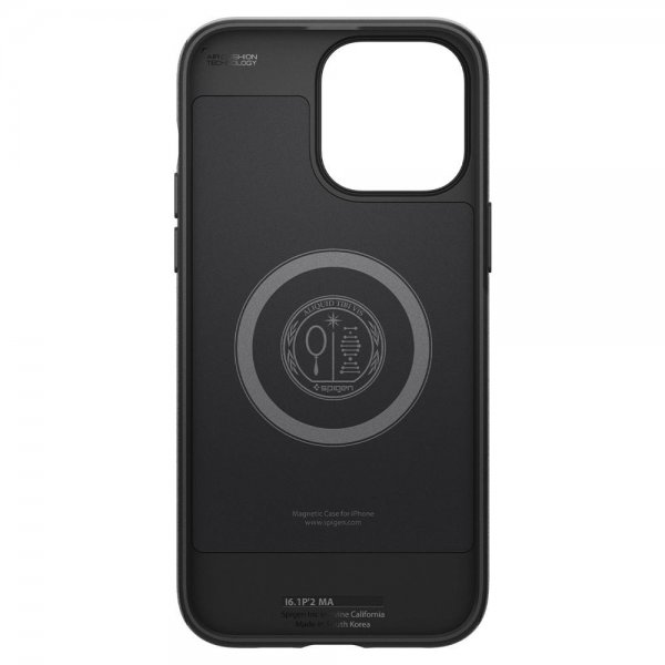 Spigen iPhone 14 Pro -suojakuori Mag Armor MagFit Matte Black
