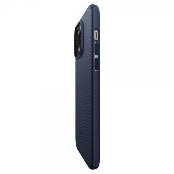 Spigen iPhone 14 Pro -suojakuori Mag Armor MagFit, laivastonsininen