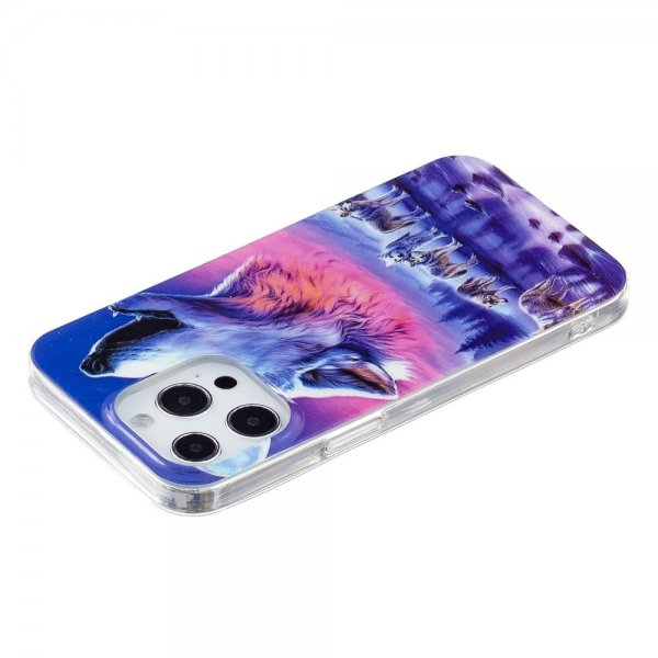 iPhone 14 Pro Kuoret Huutava Susi -kuvio