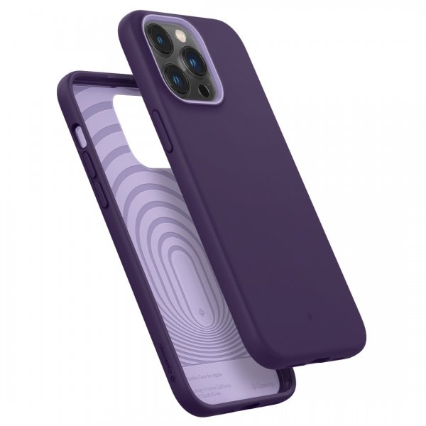 Caseology iPhone 14 Pro -suojakuori ja näytönsuoja, Nano Pop 360, Grape Purple