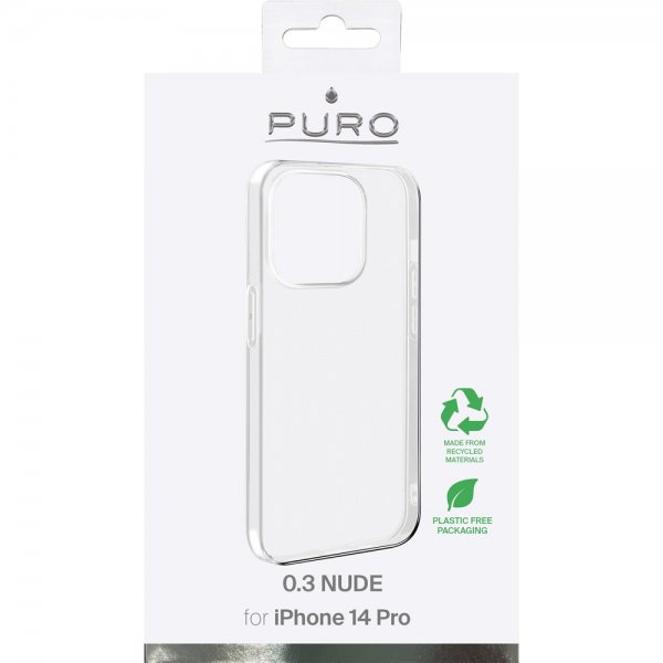Puro iPhone 14 Pro -kuori Nude Läpinäkyvä