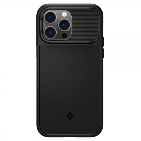 Spigen iPhone 14 Pro -suojakuori Optik Armor MagFit Musta