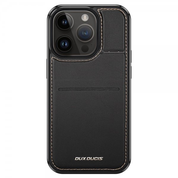 Dux Ducis iPhone 14 Pro -suojakuori, Rafi Series MagSafe, musta