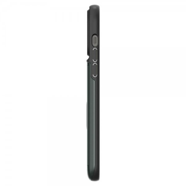 Spigen iPhone 14 Pro -suojakuori Slim Armor CS Abyss Green