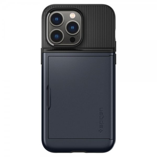 Spigen iPhone 14 Pro -suojakuori Slim Armor CS Metal Slate