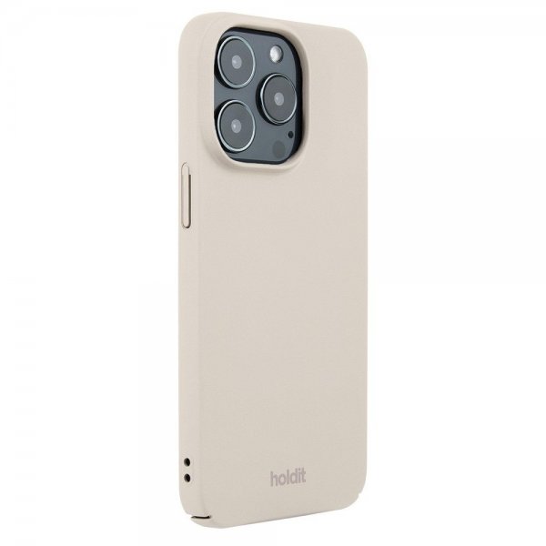 holdit iPhone 14 Pro Kuori Slim Case Light Beige