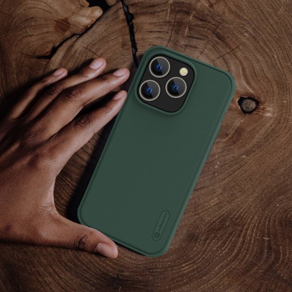 Nillkin iPhone 14 Pro Kuori Super Frosted Shield Pro Vihreä