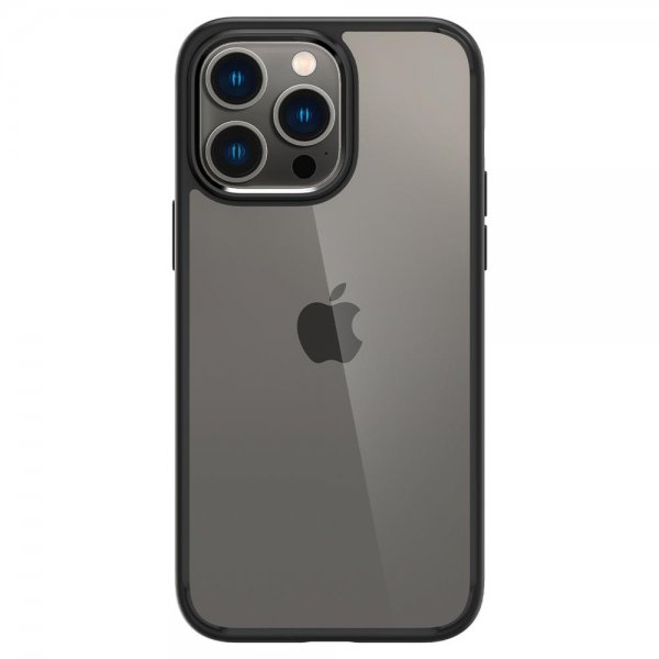 Spigen iPhone 14 Pro -kuori, Ultra Hybrid, mattamusta