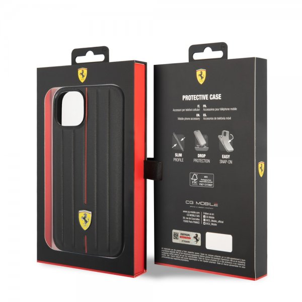 Ferrari iPhone 14-kuoret Kohokuviolliset raidat Punainen