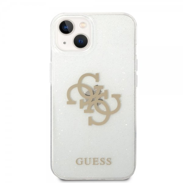 Guess iPhone 14 Kuori Full Glitter Transparent