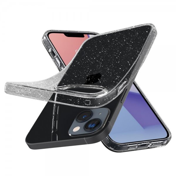 Spigen iPhone 14 Suojakuori Liquid Crystal Glitter Crystal Quartz
