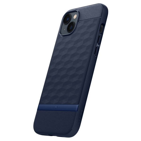 Caseology iPhone 14 -suojakuori Parallax Mag Midnight Blue