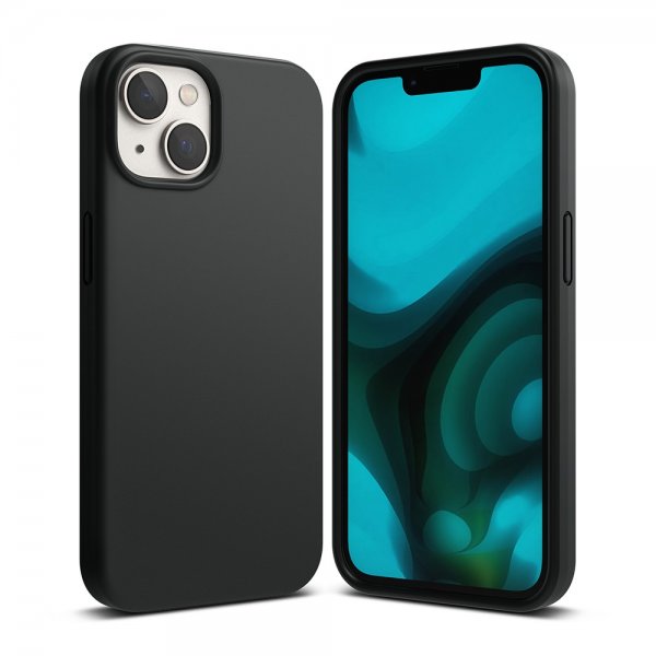 Ringke iPhone 14 silikonikuori, musta