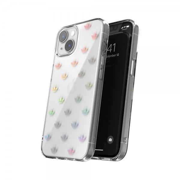 Adidas iPhone 14 -suojakuori Trefoil Clear Case Läpinäkyvä