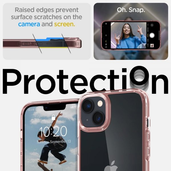 Spigen iPhone 14 Ultra Hybrid -suojakuori, Rose Crystal