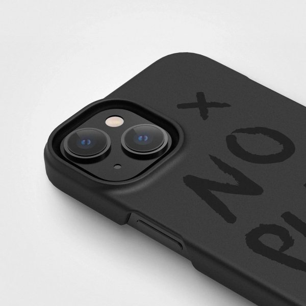 agood company iPhone 14 Kuori Kasvipohjainen No Plastic Charcoal Black