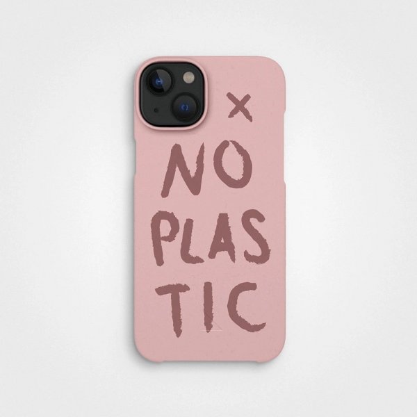 agood company iPhone 14 Kuori Kasvipohjainen No Plastic Dusty Pink