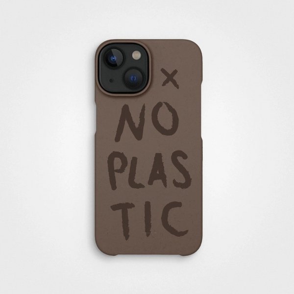 agood company iPhone 14 Kuori Kasvipohjainen No Plastic Earth Brown